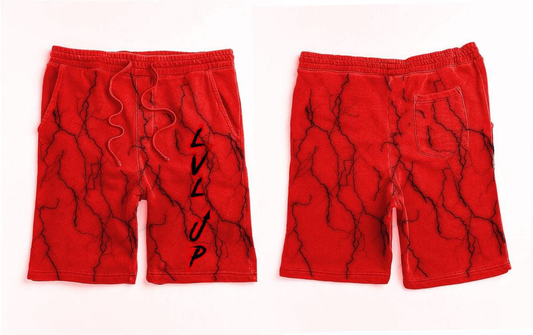 Red LVL UP Shorts