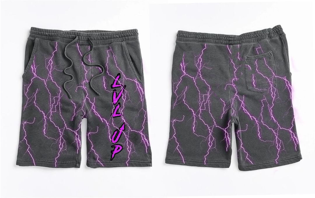 Black LVL UP Shorts